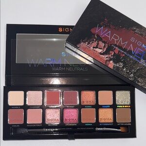 Sigma Beauty Warm Neutrals Eyeshadow Palette - Pink, Gold, Brown
